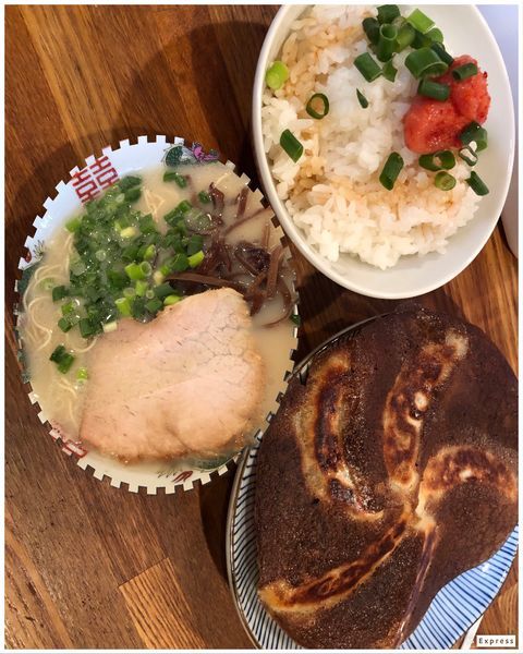 「ラーメン➕ランチセット」@博多長浜ラーメン 健太の写真