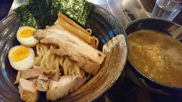 「京介つけめん+全部のせ(1150円)」@つけめん屋 赤羽京介の写真