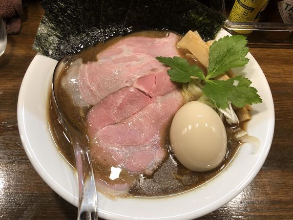 「七つ節豚骨プラス1煮干しらぁ麺」@Soupmenの写真