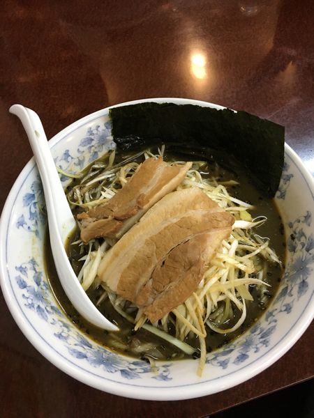 「黒タンタンネギラーメン 690円」@台湾料理 台味館 大泉東小泉店の写真