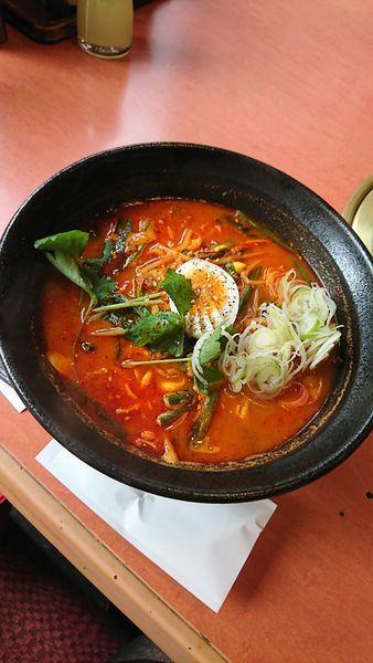 「テグタンラーメン」@焼肉 陽山道 篠崎店の写真