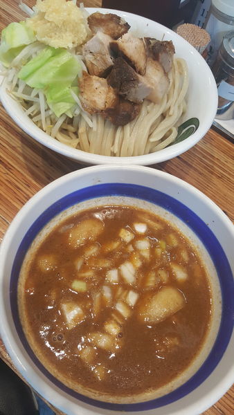 「つけ雷（並）ニンニク」@雷 松戸駅東口店の写真