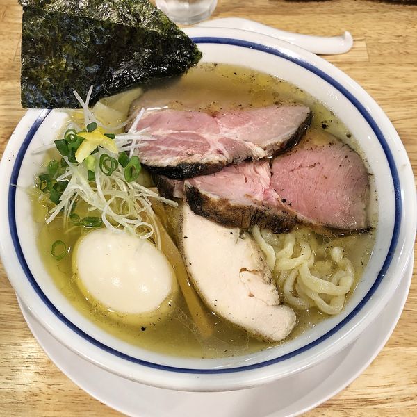 「特製中華そば（塩）￥1030」@手打式超多加水麺 ののくらの写真