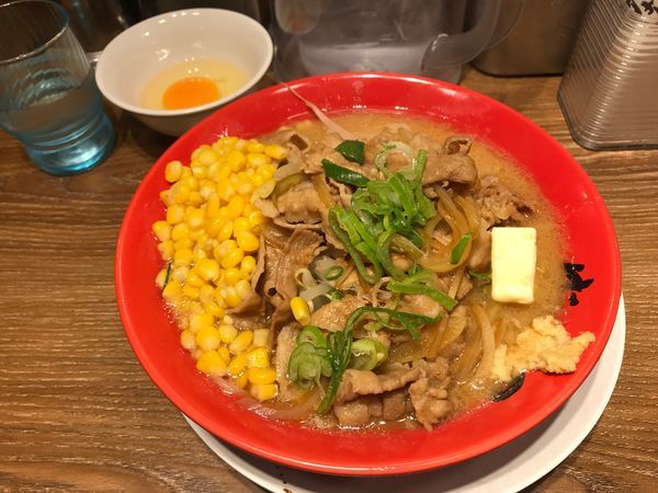 「ぶたみそラーメン」@旭川味噌ラーメン ばんから 上野店の写真