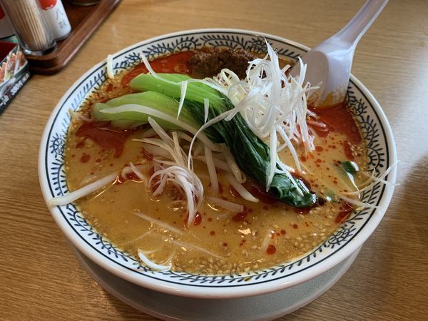 「丸源担々麺 780円」@丸源ラーメン 岐阜北島店の写真