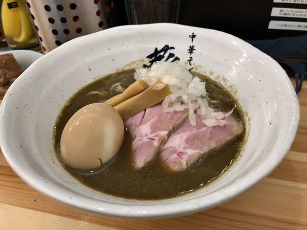 「濃厚煮干しらーめん〜極〜アルティメット」@濃厚煮干らーめん 川むらの写真