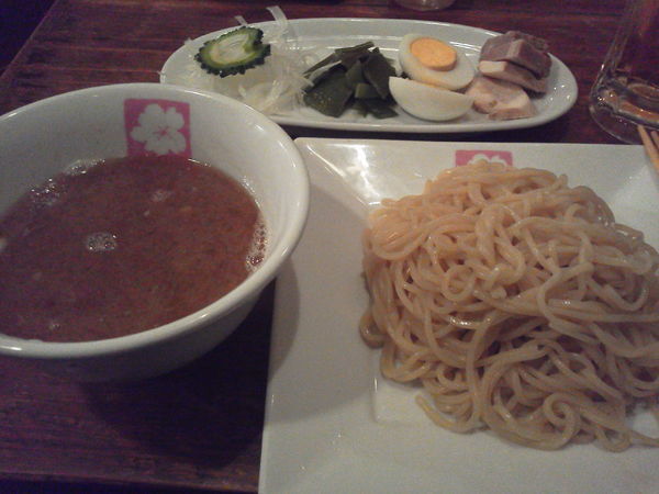 「つけめん並850+生500=1350円」@つけめん SAKURAの写真