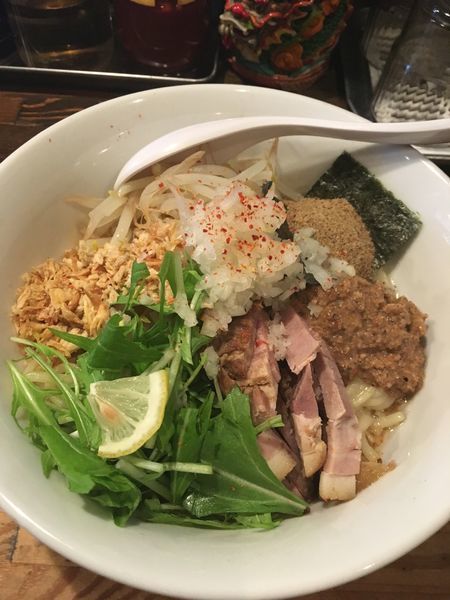 「まぜそば」@麺座でんの写真