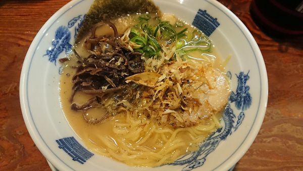 「和風とんこつらぅめん 720円」@かくれ助屋の写真