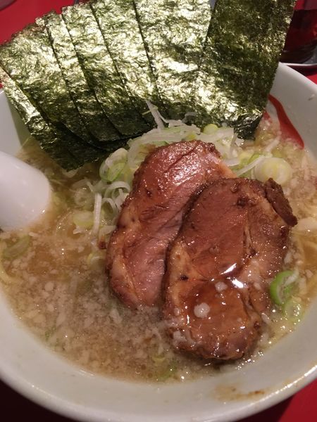 「しょうゆラーメン のり キザミねぎ」@らーめん にんにくやの写真