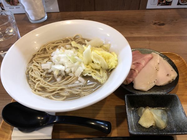 「濃厚煮干しらあめん」@ラーメン 裏健やかの写真