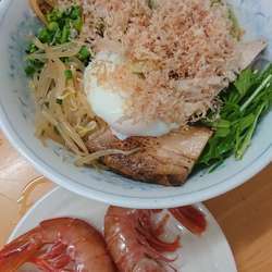 海老和え蕎麦(1,200円)