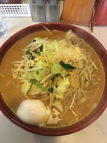 「みそカレー 野菜盛り」@九一麺 町田店の写真