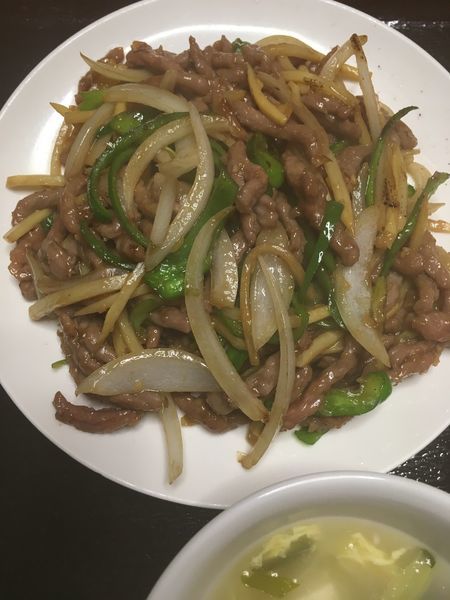 「青椒肉絲定食」@四川料理 餃子・王の写真