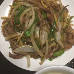 青椒肉絲定食