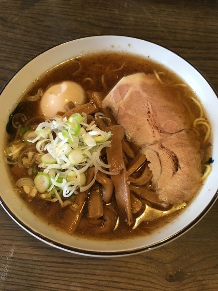 「メンマラーメン 味玉」@雷文の写真