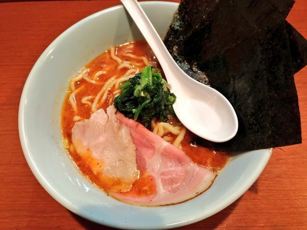 「期間限定 辛味噌豚骨ラーメン」@麺処 みな家の写真