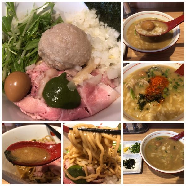 「蟹油そば 850円 雑炊セット 130円」@crab台風。の写真