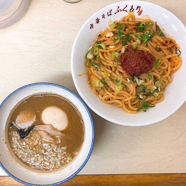 「辛つけ麺＋漬け玉子」@中華そば ふくもりの写真