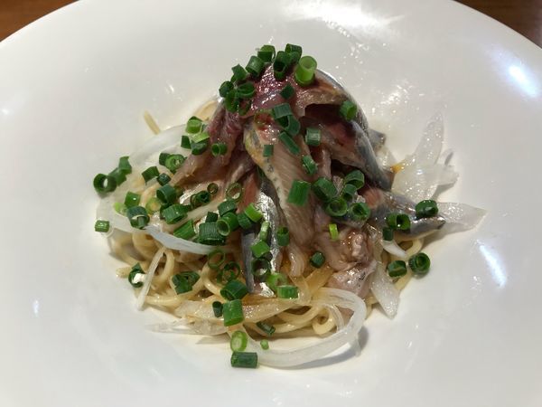 「いわしそば  430円」@寿製麺よしかわ 川越店の写真