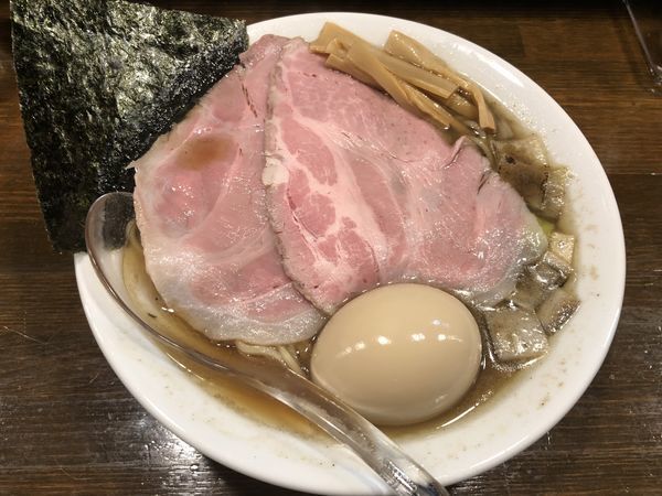 「炙りねぎ魚介鶏醤油らぁ麺」@Soupmenの写真