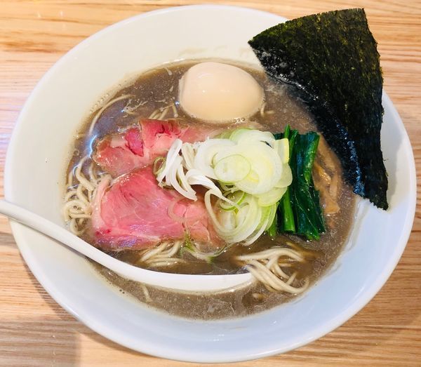 「【限定】大人の煮干＋味玉（￥930）」@らーめん 改の写真