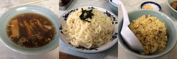 「半チャンつけ麺(840円)」@丸長 宮原店の写真