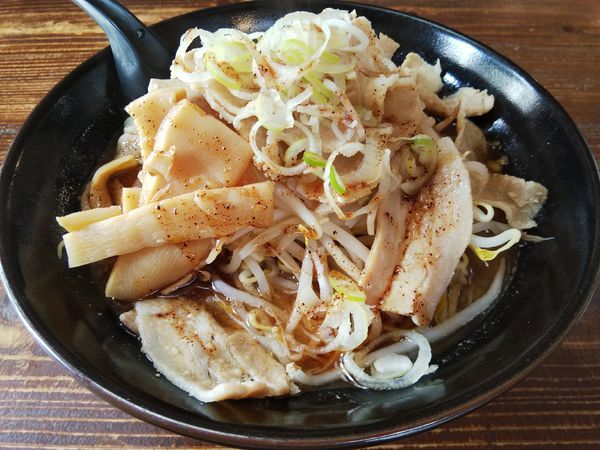 「魚介系すた麺　（麺大盛り：金曜サービス１００円⇒４０円）」@麺屋さくらの写真