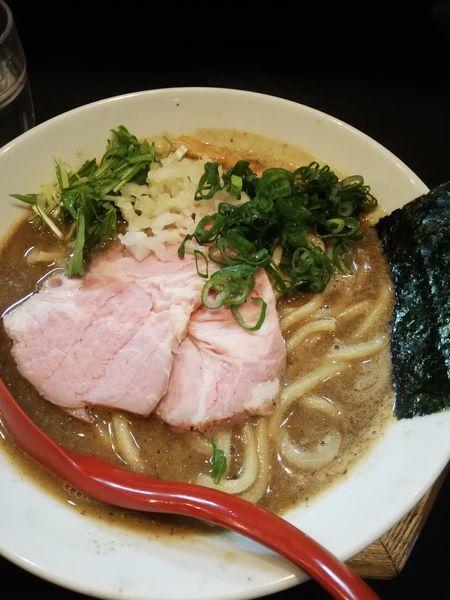 「煮干豚骨ラーメン」@麺処 夏海の写真