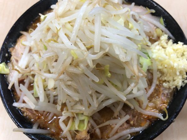 「みそラーメン(ニンニクアブラ)」@ラーメン二郎 京成大久保店の写真