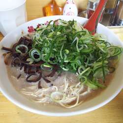 九条ネギ増し豚そば