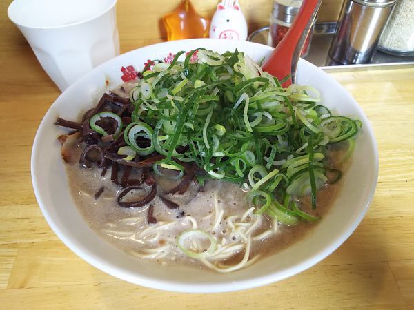 「九条ネギ増し豚そば」@麺や 木蓮の写真