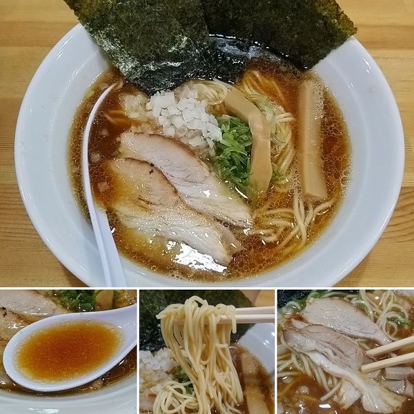 「煮干し中華そば(醤油)＋海苔＝850円」@煮干し中華そば 麺屋 熱翔の写真