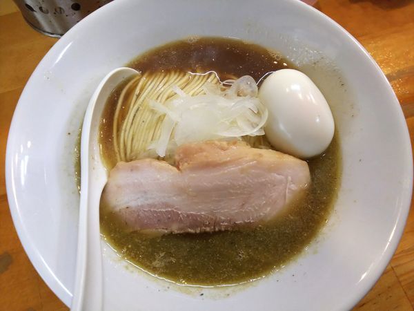 「中華ソバ＋味玉　750＋100円」@煮干中華ソバ イチカワの写真