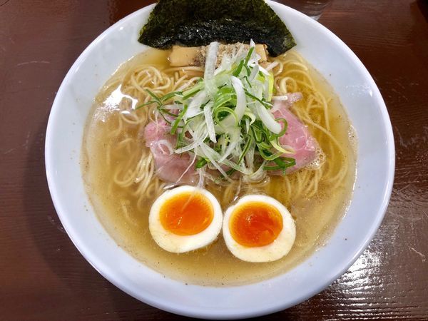 「鯖とうるめ 塩」@中華そば うお青の写真