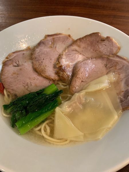 「塩らーめん790円チャーシュー400円」@一酵やの写真