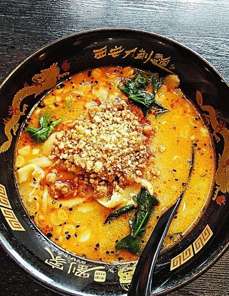 「担担刀削麺 850円」@劉家 西安刀削麺 熱田高校前店の写真