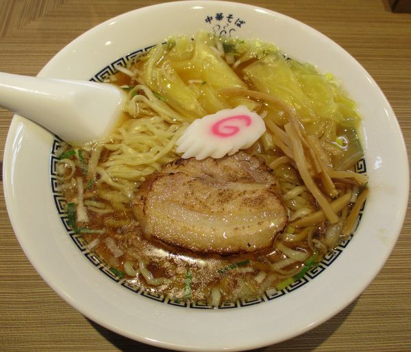 「中華そば（白）皮ワンタン入り　800円」@中華そば 六感堂の写真