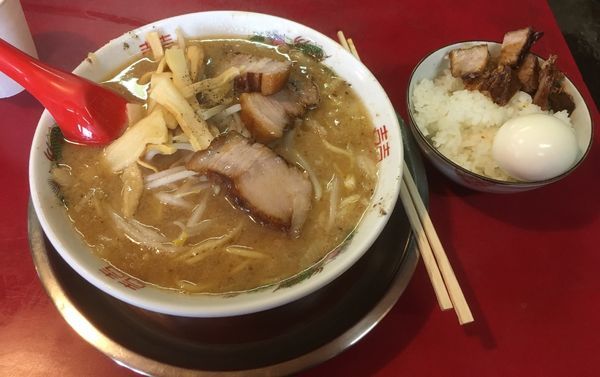 「とんしお(650¥,小ﾗｲｽ50￥)」@大ちゃんらーめんの写真