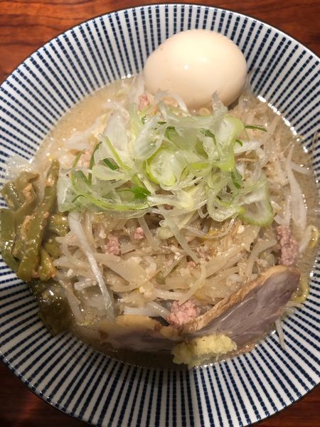 「味玉味噌 野菜」@灼味噌らーめん 八堂八の写真