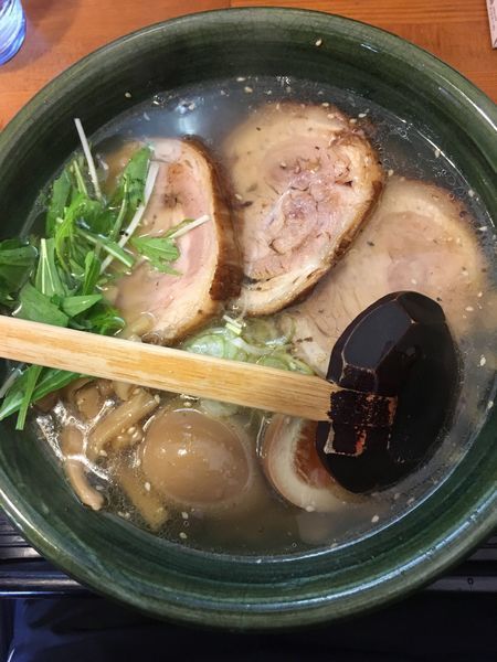 「塩チャーシューラーメン 大盛 味玉」@支那そば やまいちの写真