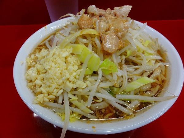 「ラーメン700円　ニンニク脂」@ラーメン二郎 越谷店の写真