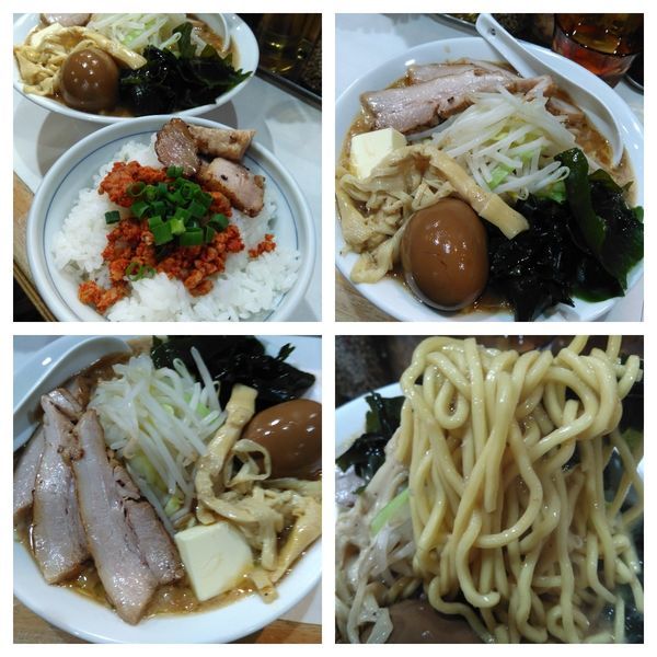 「【限定】海老味噌バターラーメン+ライス」@麺屋 扇 SENの写真