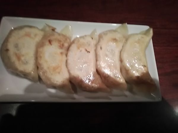 「焼き餃子(5個)(550円)」@中華料理房 すずなりの写真