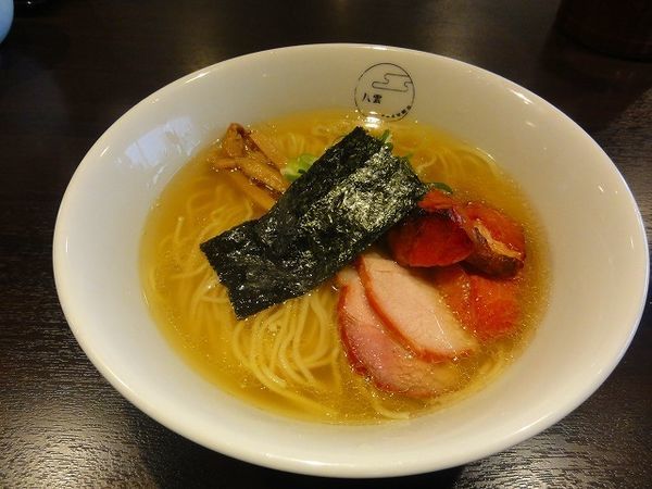 「白だし支那そば800円　切り落としチャーシュー150円」@八雲の写真