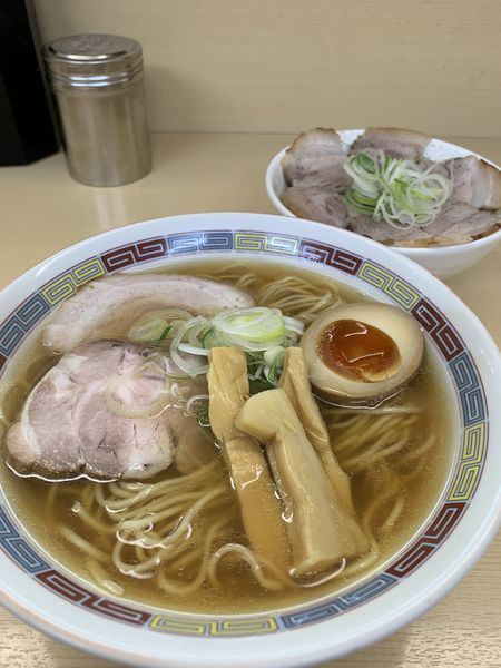「煮干しラーメン&煮豚丼」@煮干鰮らーめん 圓の写真