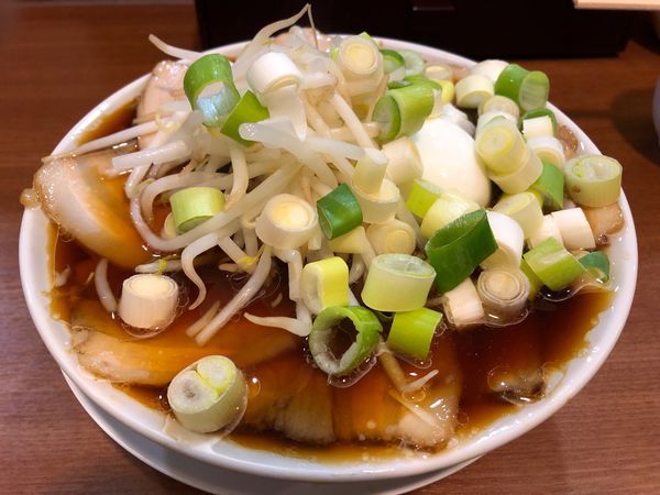 「チャーシュー中華そば 全部トッピング ￥1,100」@濃厚中華そば 佐とうの写真