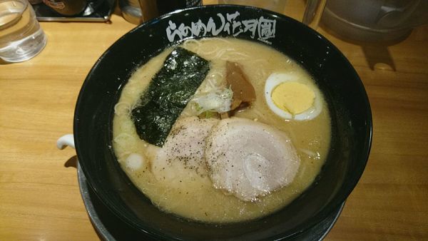 「嵐げんこつらあめん（味噌）_700円」@らあめん花月嵐 東高円寺店の写真