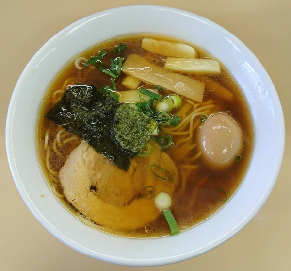 「白メンマの醤油ラーメン＋味玉」@支那そば 心麺の写真