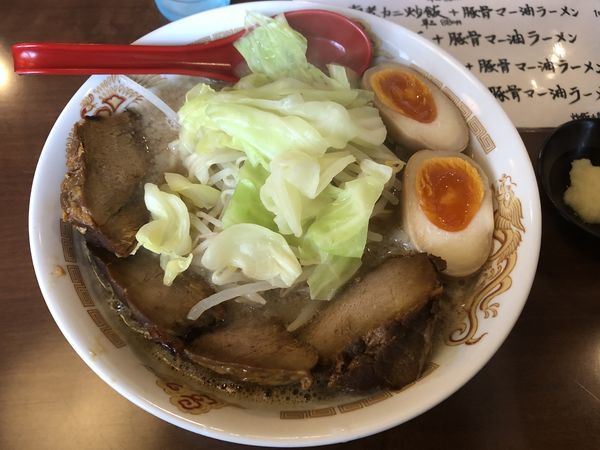 「特製男前ラーメン」@横浜家系ラーメン こんばの写真